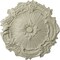 Ekena Millwork Plymouth Ceiling Medallion (Fits Canopies up to 1 5/8"), 16 3/4"OD x 1 3/8"P, Clear Yellow CM16PLCYF - alternate 1